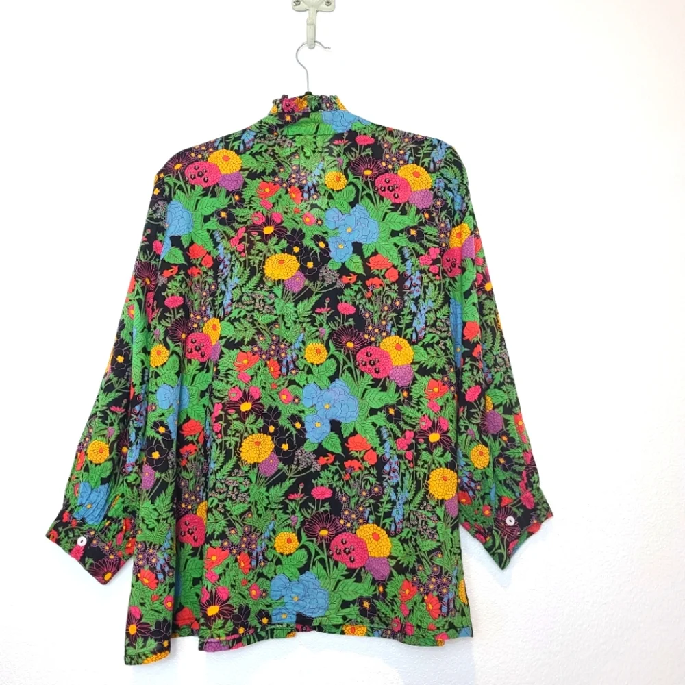 Anthropologie Mille Blair Blouse Top In Botanica Size Small - Picture 13 of 13